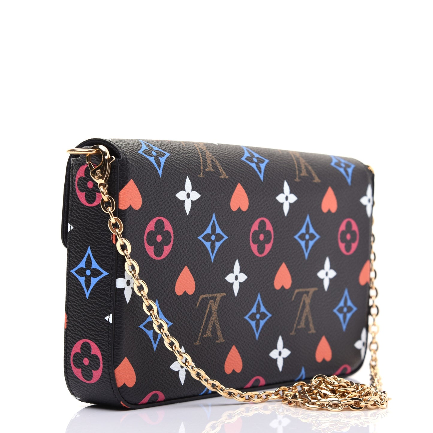 Game On Felicie Chain Wallet Black