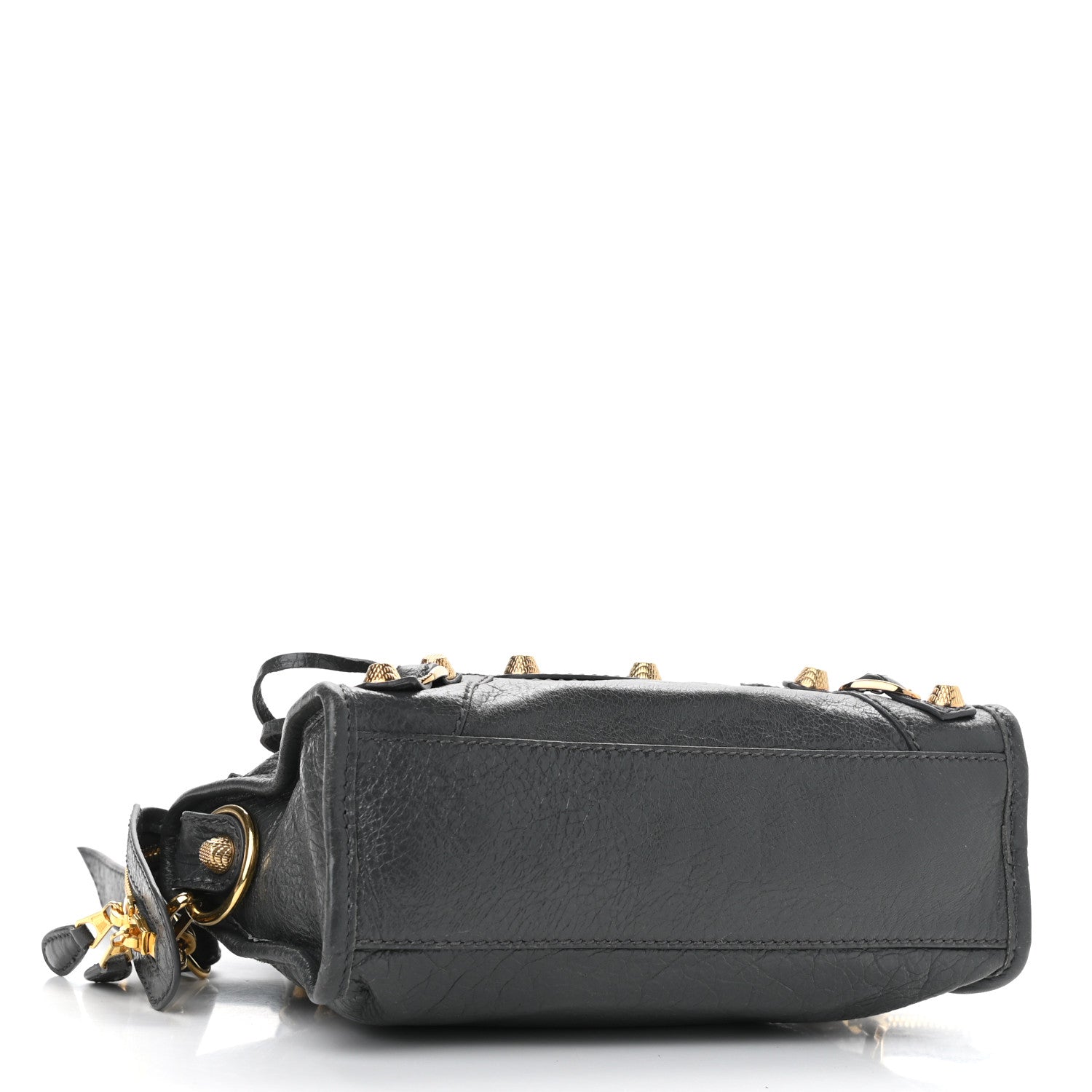 Balenciaga Agneau Giant 12 Gold Hardware Mini City Gris Fossile 4 of 9