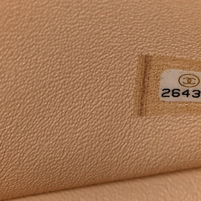 Chanel Caviar Quilted Jumbo Double Flap Beige 9 of 12