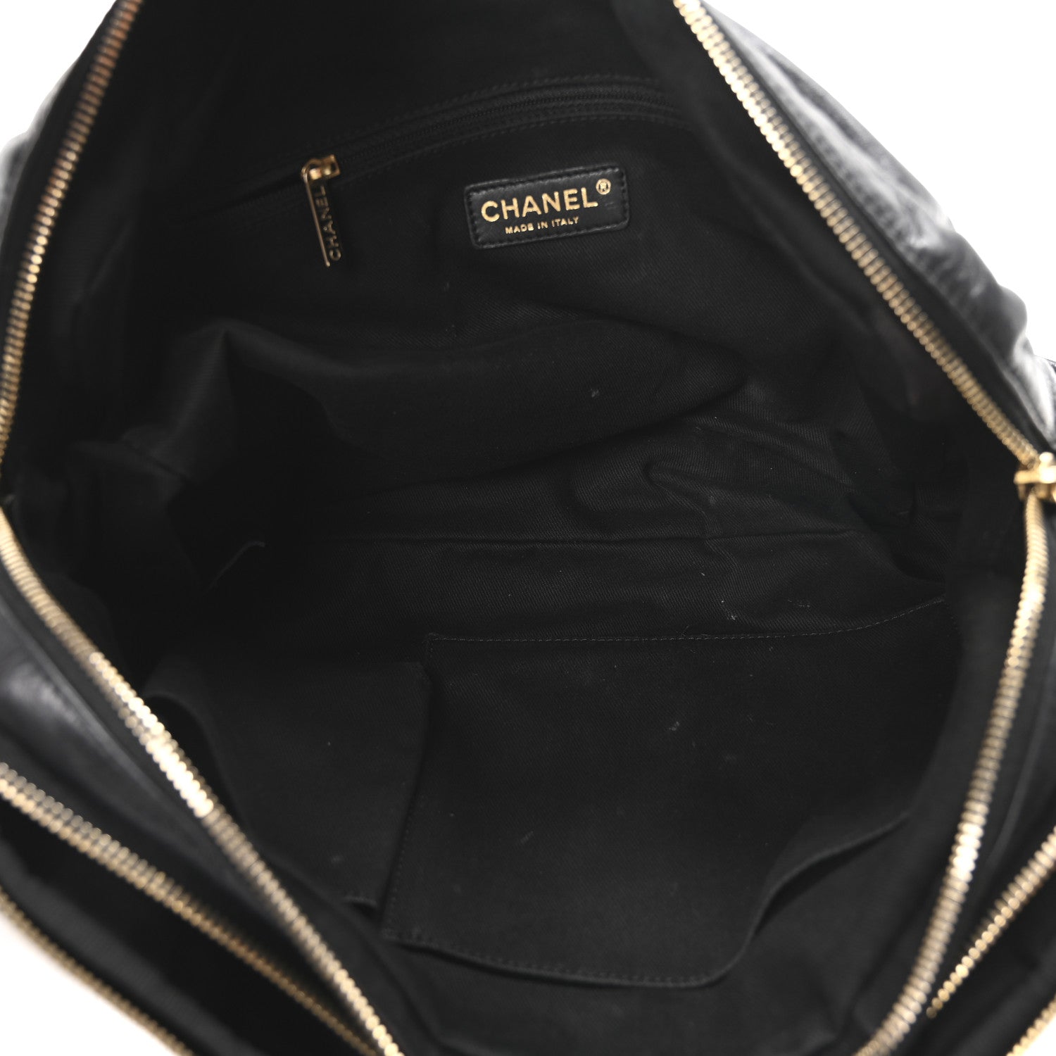 Chanel Lambskin Jersey Scales Camera Case Black 5 of 10