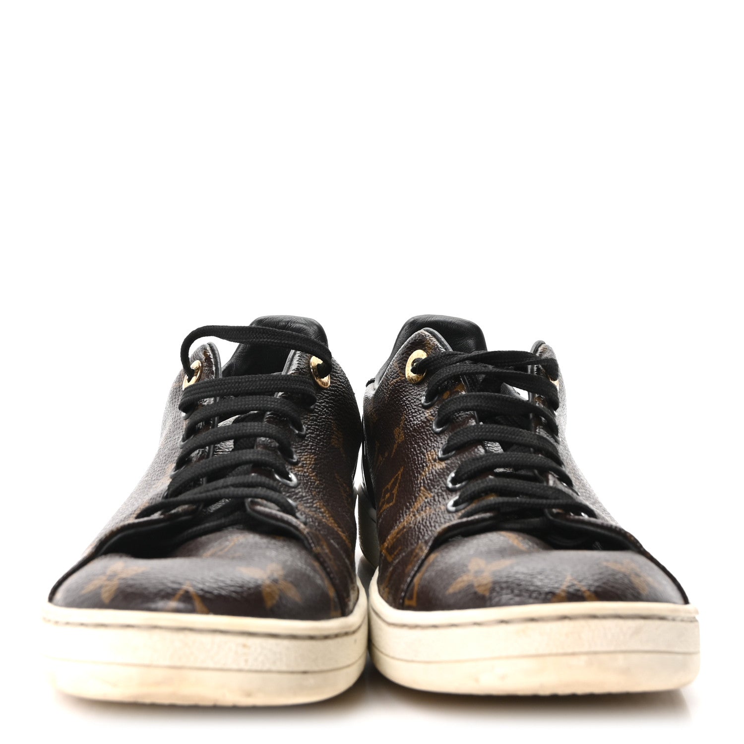 Louis Vuitton Patent Monogram Frontrow Sneakers 40 3 of 9