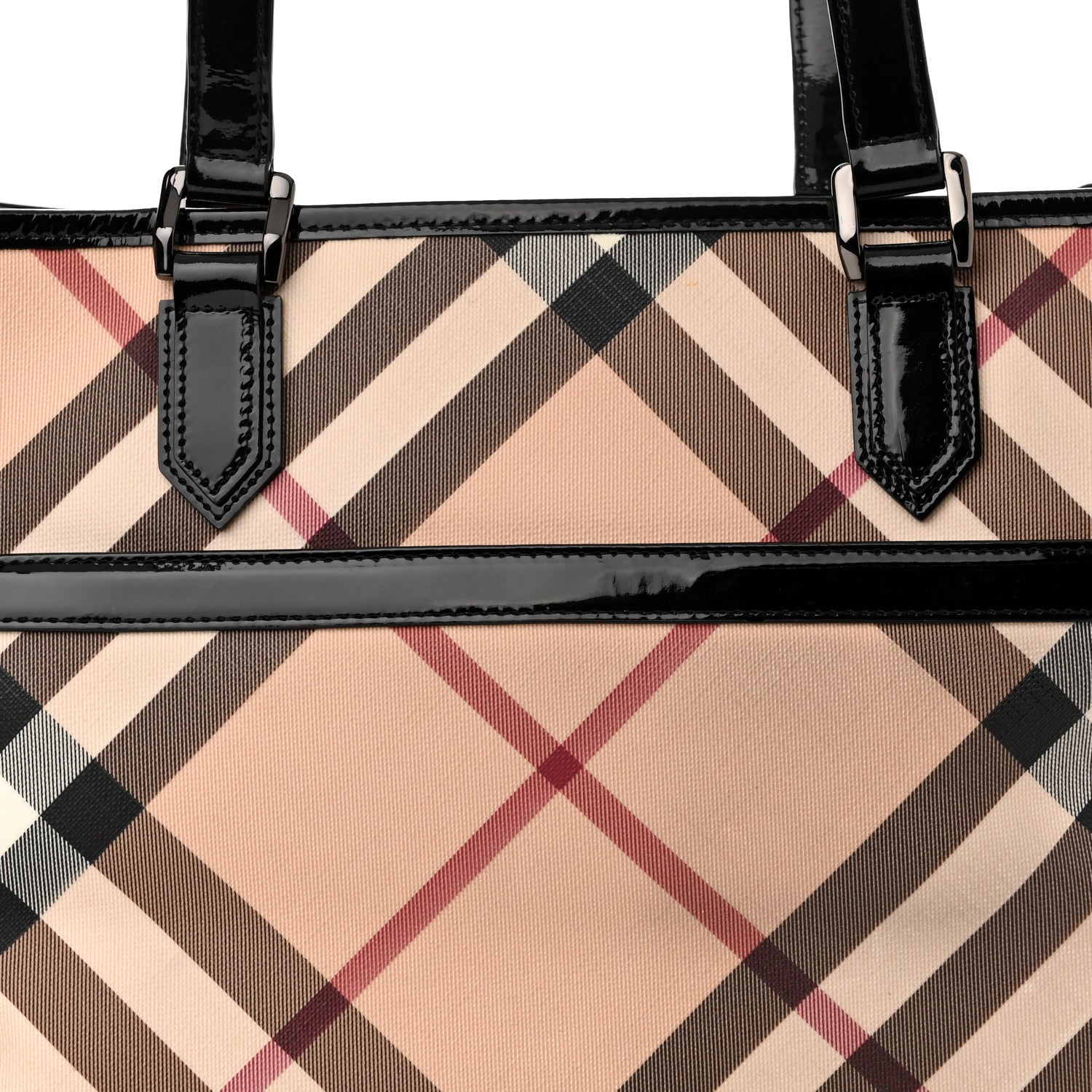 Burberry Supernova Check Tote Black 6 of 8