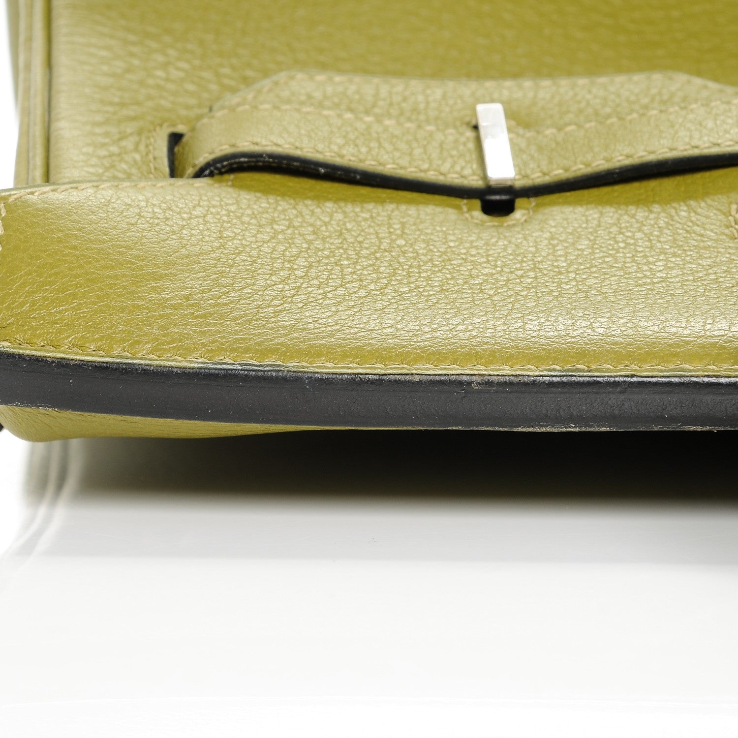 Hermes Taurillon Clemence BIRKIN 35 Vert Chartreuse 27 of 29