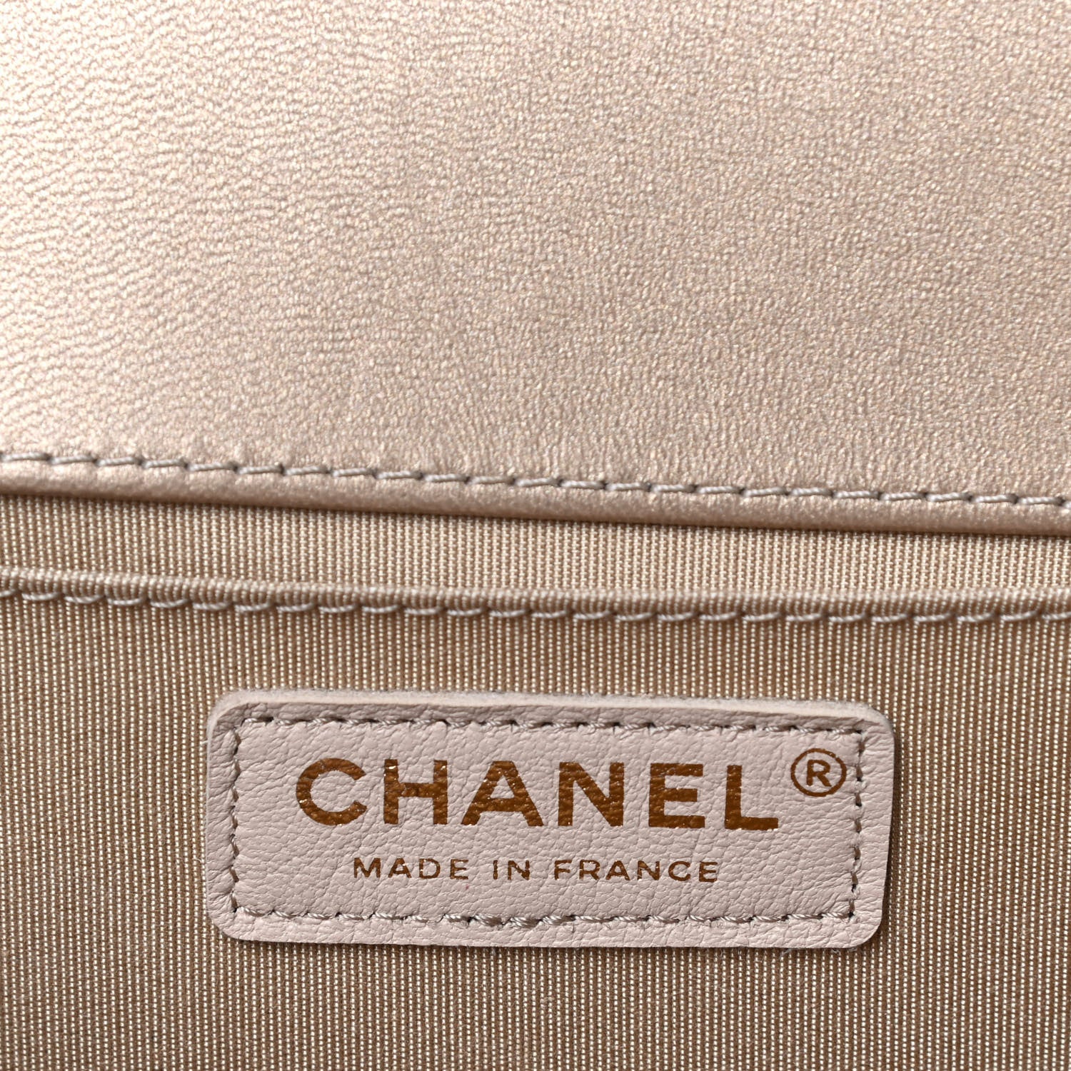 Chanel Metallic Lambskin Medium Scaled Boy Flap Gold 5 of 8