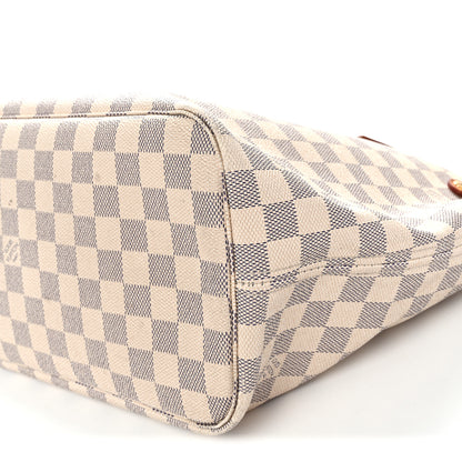 Louis Vuitton Damier Azur Neo Neverfull MM Rose Ballerine 11 of 14