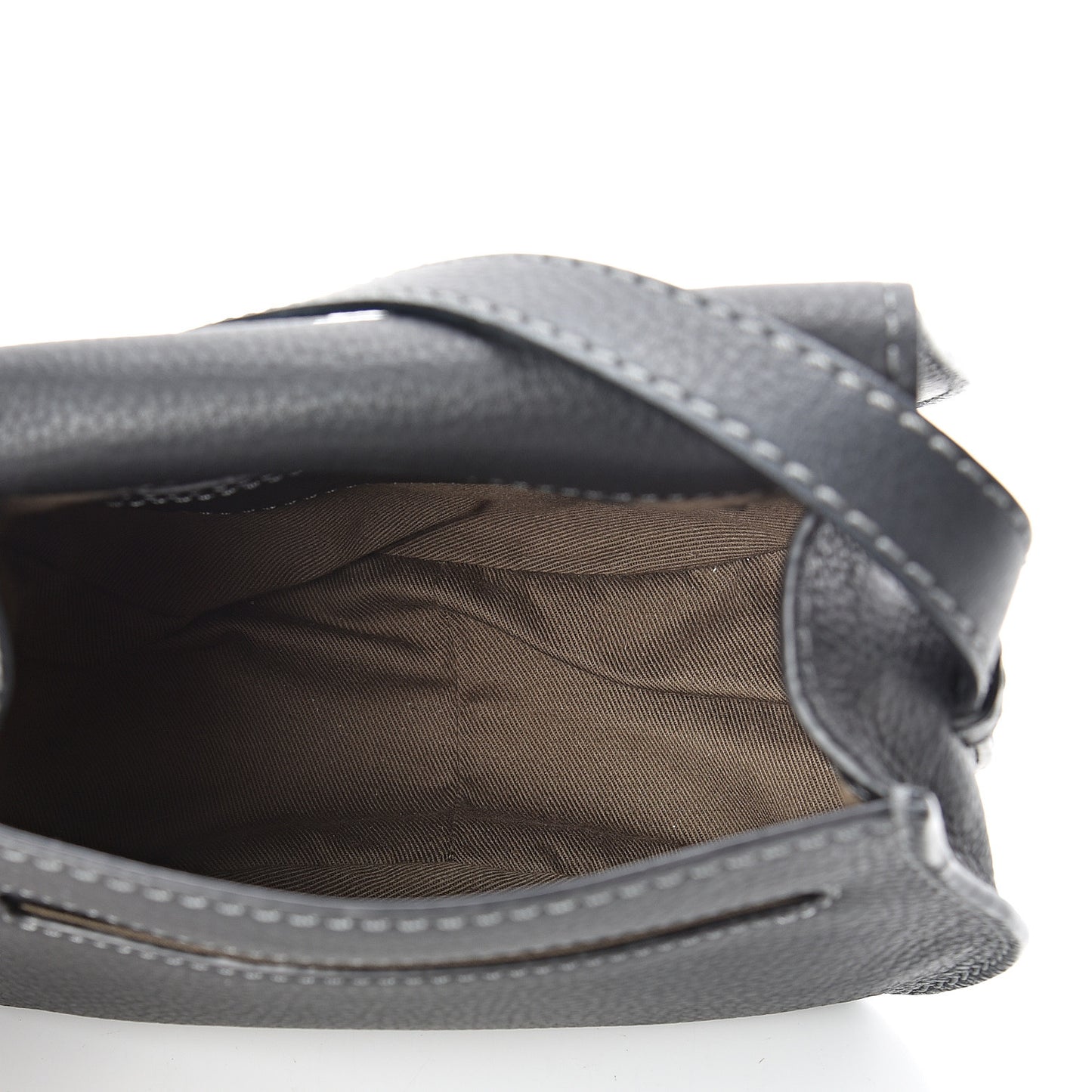 Calfskin Mini Marcie Round Crossbody Bag Black