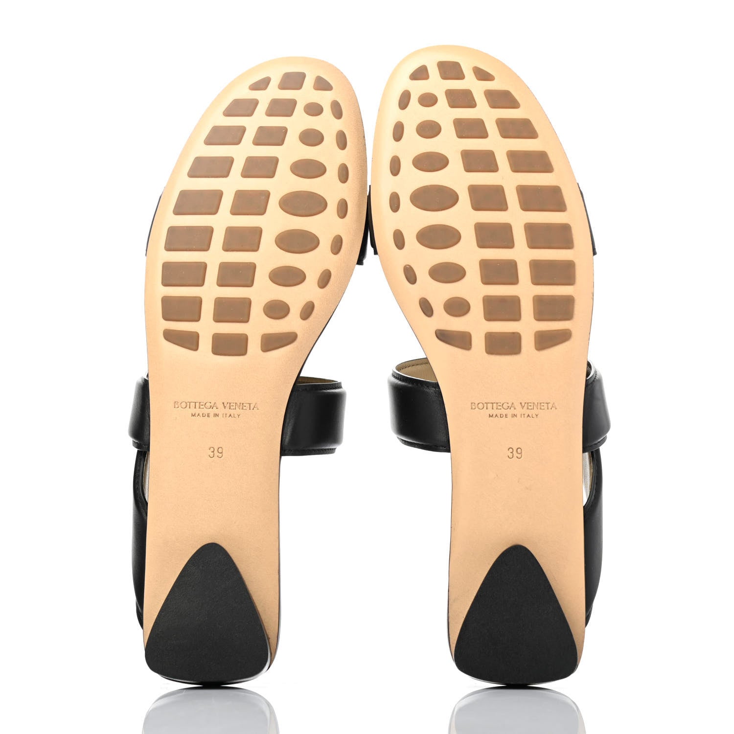 Bottega Veneta Nappa The Band Flat Sandals 39 Black 4 of 4