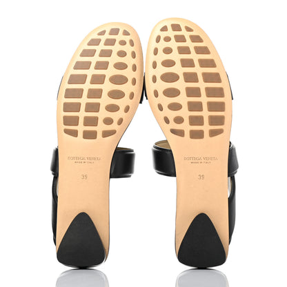 Bottega Veneta Nappa The Band Flat Sandals 39 Black 4 of 4