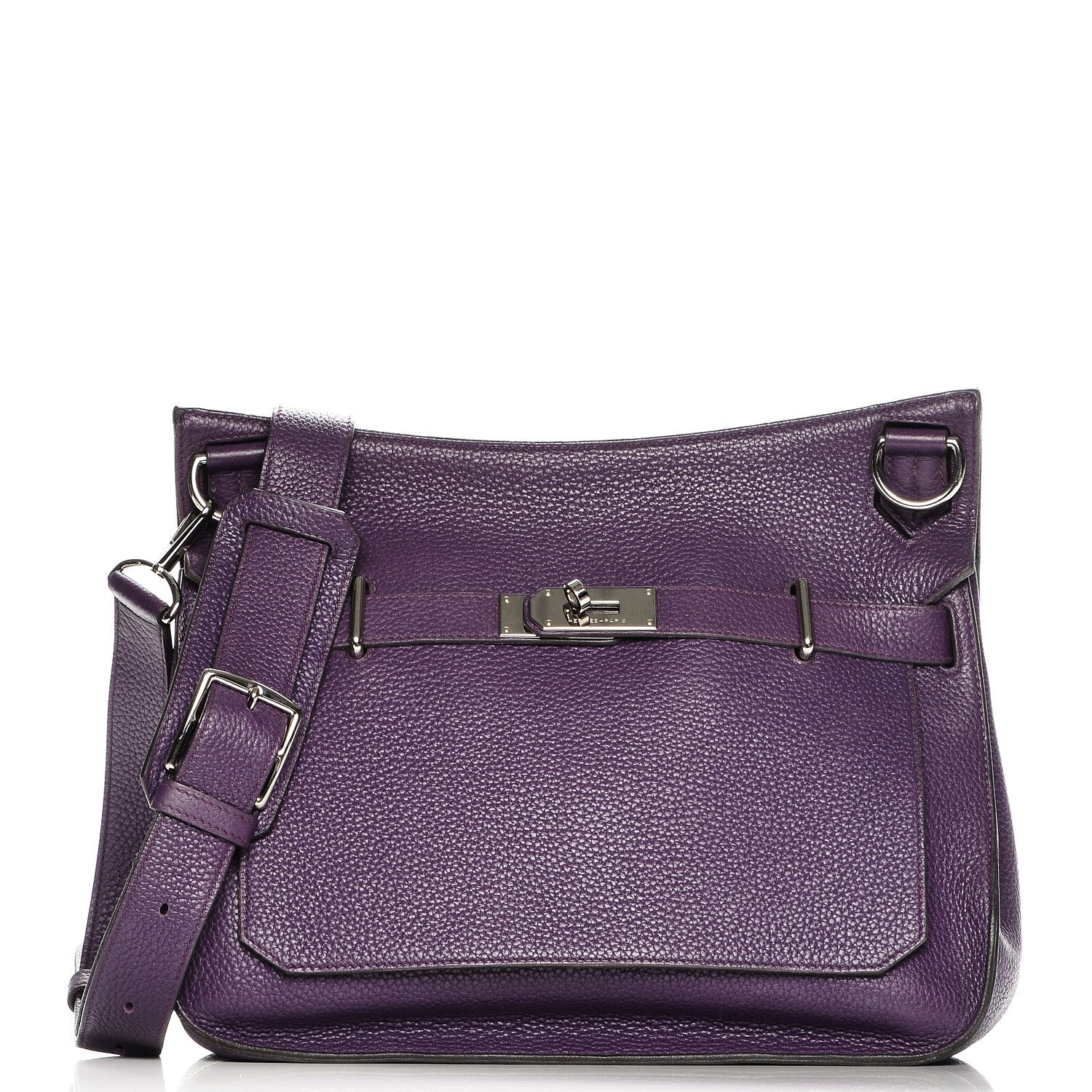Hermes Taurillon Clemence Jypsiere 34 Ultraviolet 1 of 25