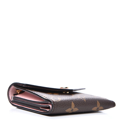 Louis Vuitton Monogram Zoe Wallet Rose Ballerine 3 of 5