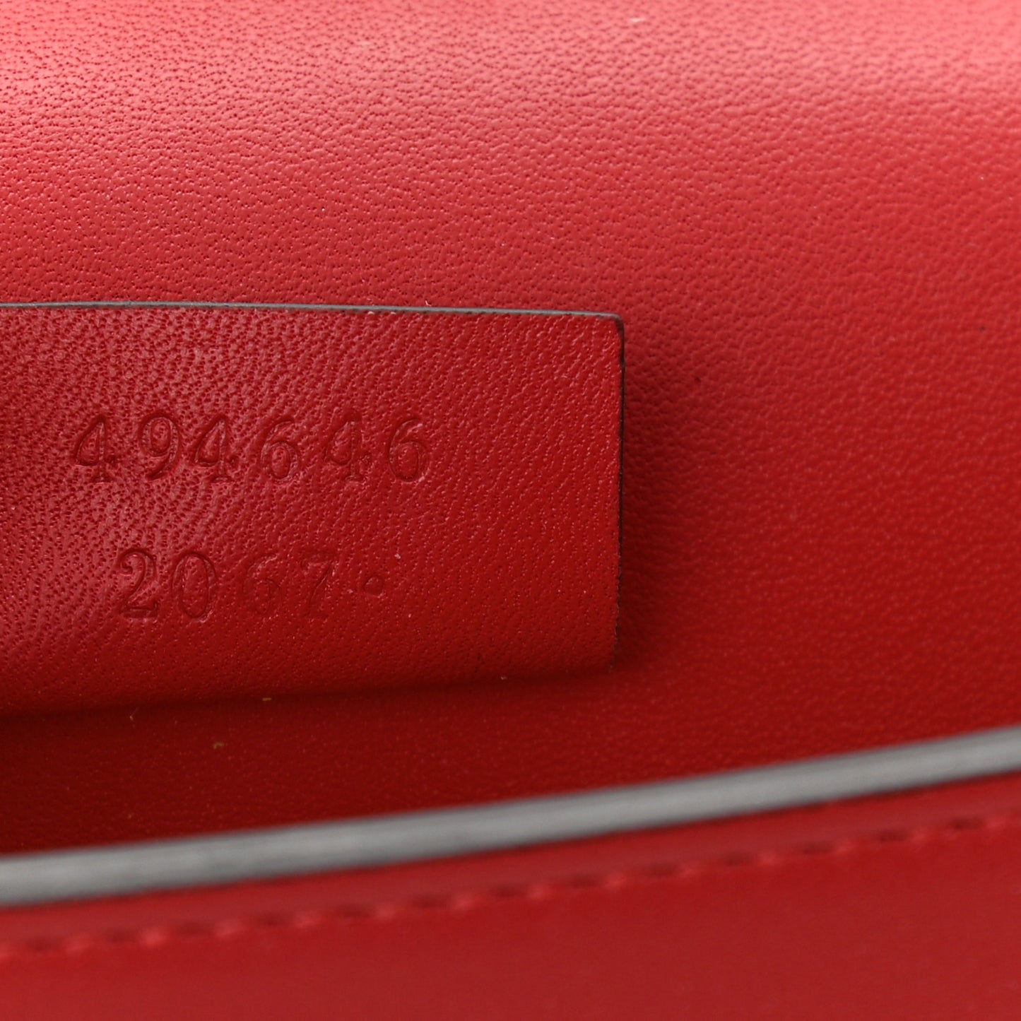 Calfskin Super Mini Sylvie Chain Shoulder Bag Hibiscus Red