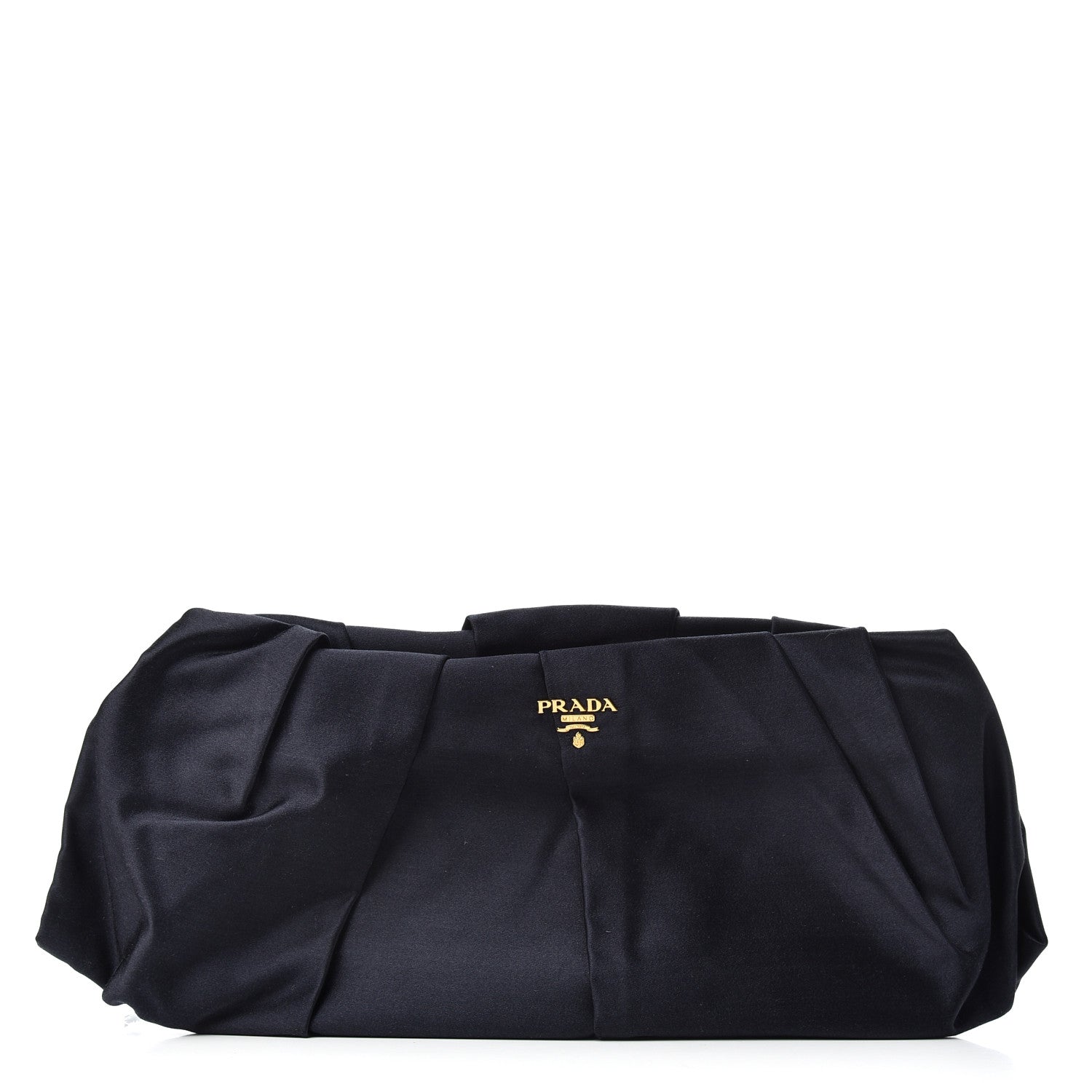 Prada Satin Clutch Bleu 1 of 6