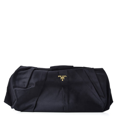 Prada Satin Clutch Bleu 1 of 6