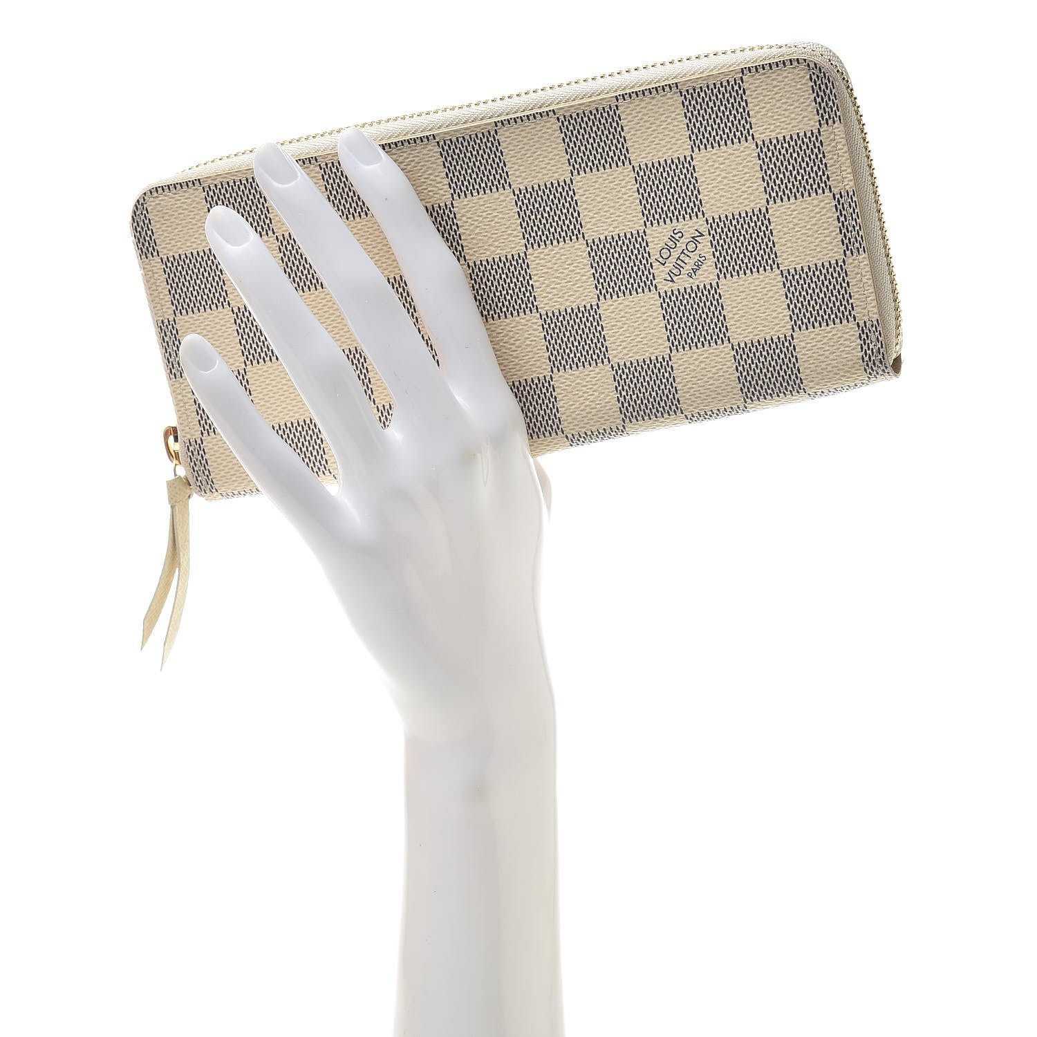 Louis Vuitton Damier Azur Clemence Wallet 2 of 11
