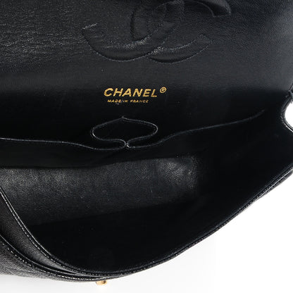 Chanel Caviar Quilted Medium Double Flap Black 7 of 8
