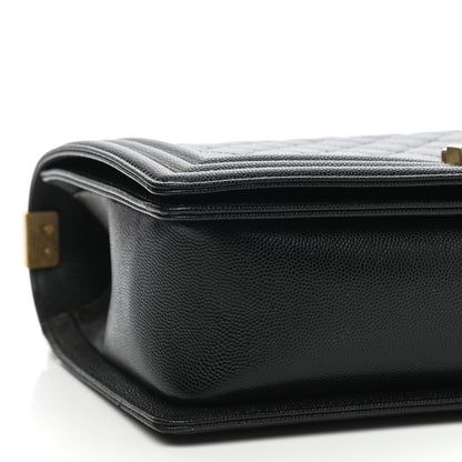 Chanel Caviar Quilted New Medium Boy Flap Black 8 of 9