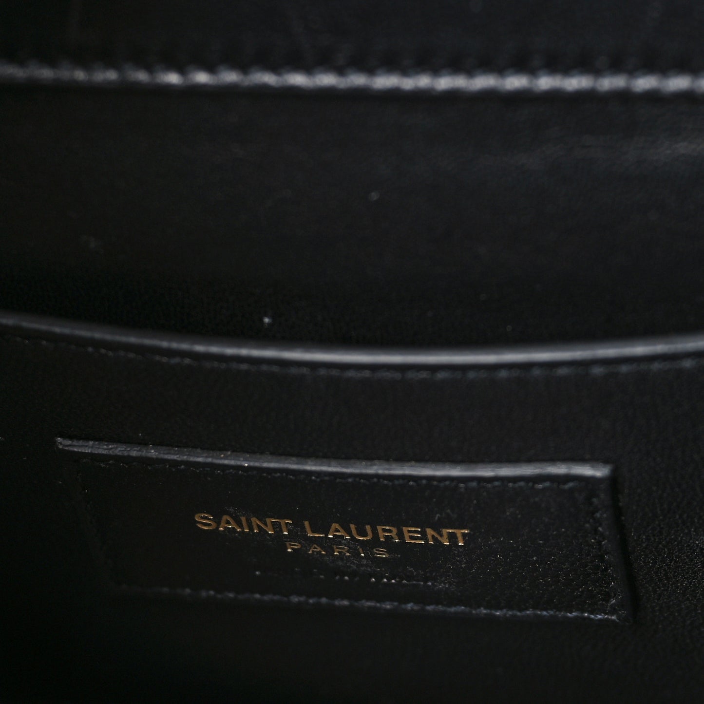 Lambskin Matelasse Chevron Medium Monogram Satchel Black
