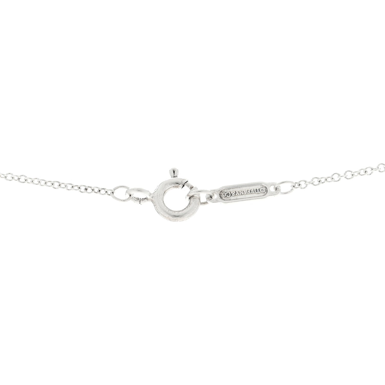 Tiffany Sterling Silver Twist Knot Pendant Necklace 3 of 4