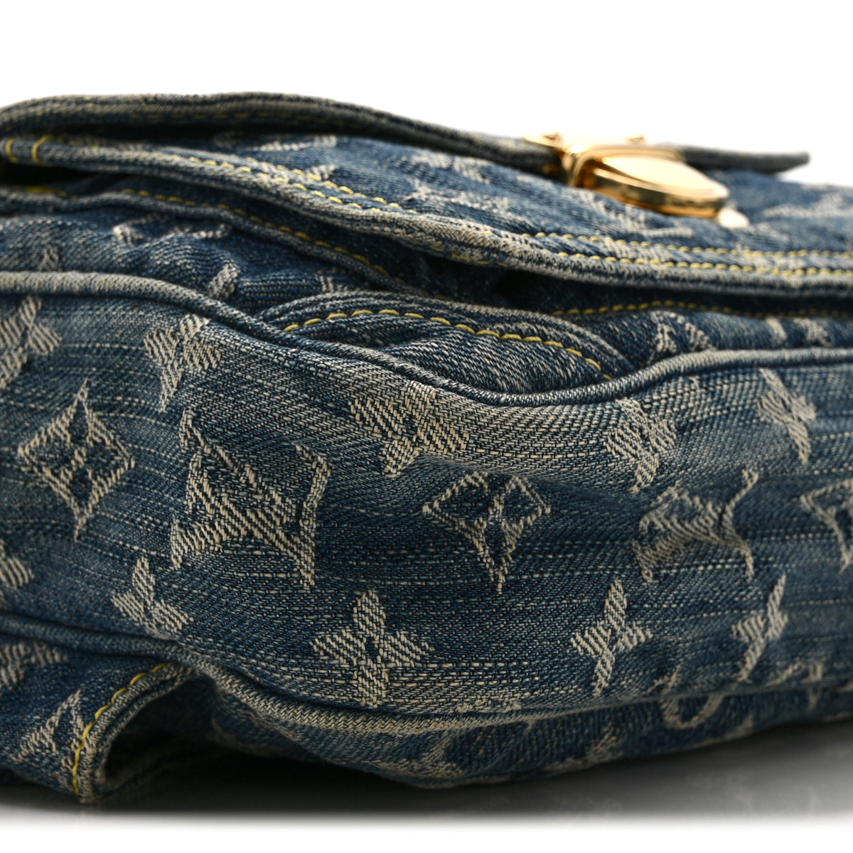 Louis Vuitton Monogram Denim Bum Bag Blue 9 of 10