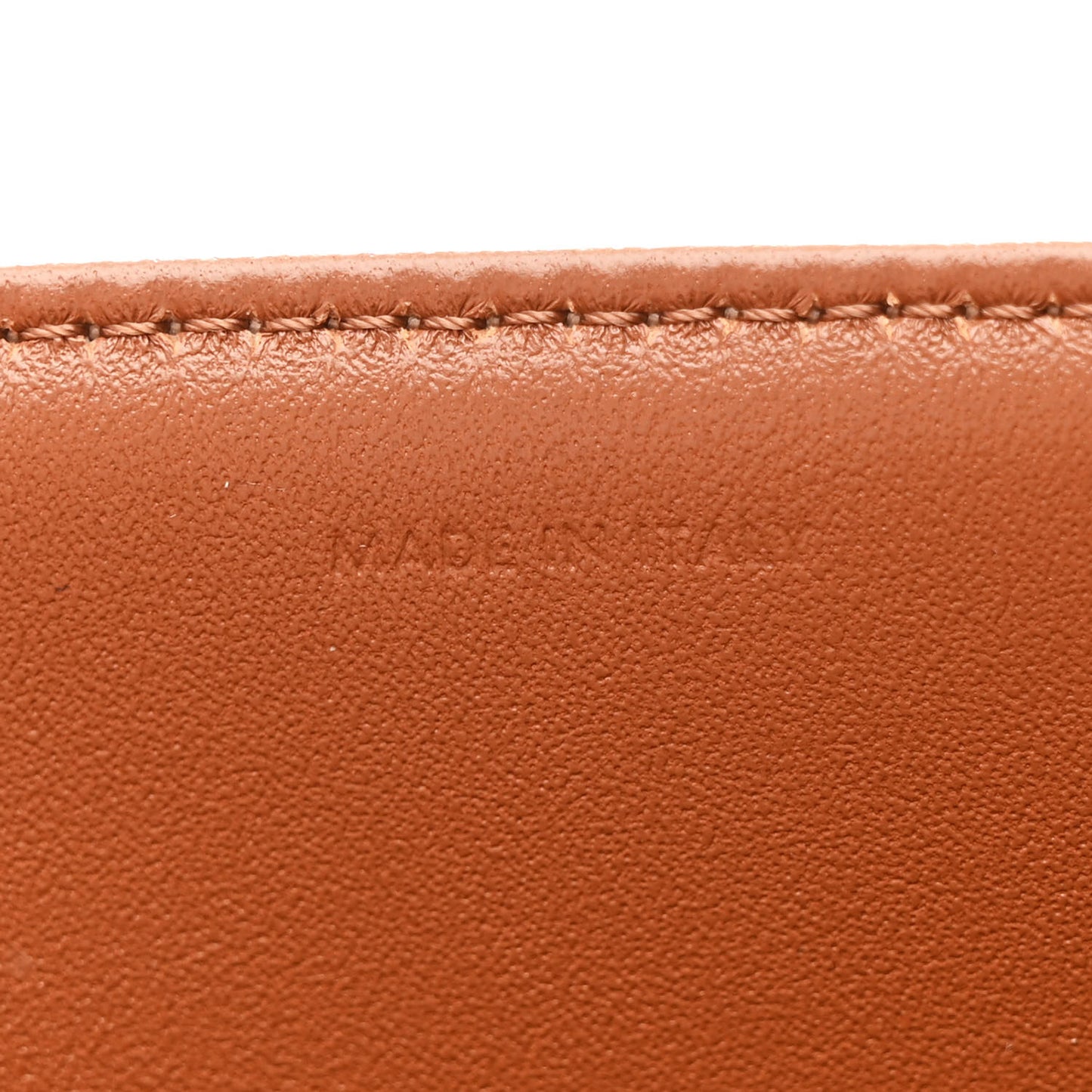 Natural Calfskin Medium Triomphe Tan