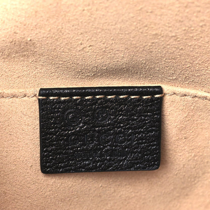 Gucci Calfskin GG Web Small Ophidia Dome Shoulder Bag Black 6 of 11