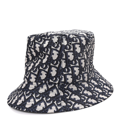 Christian Dior Oblique Reversible Teddy-D Brim Bucket Hat Blue 5 of 12