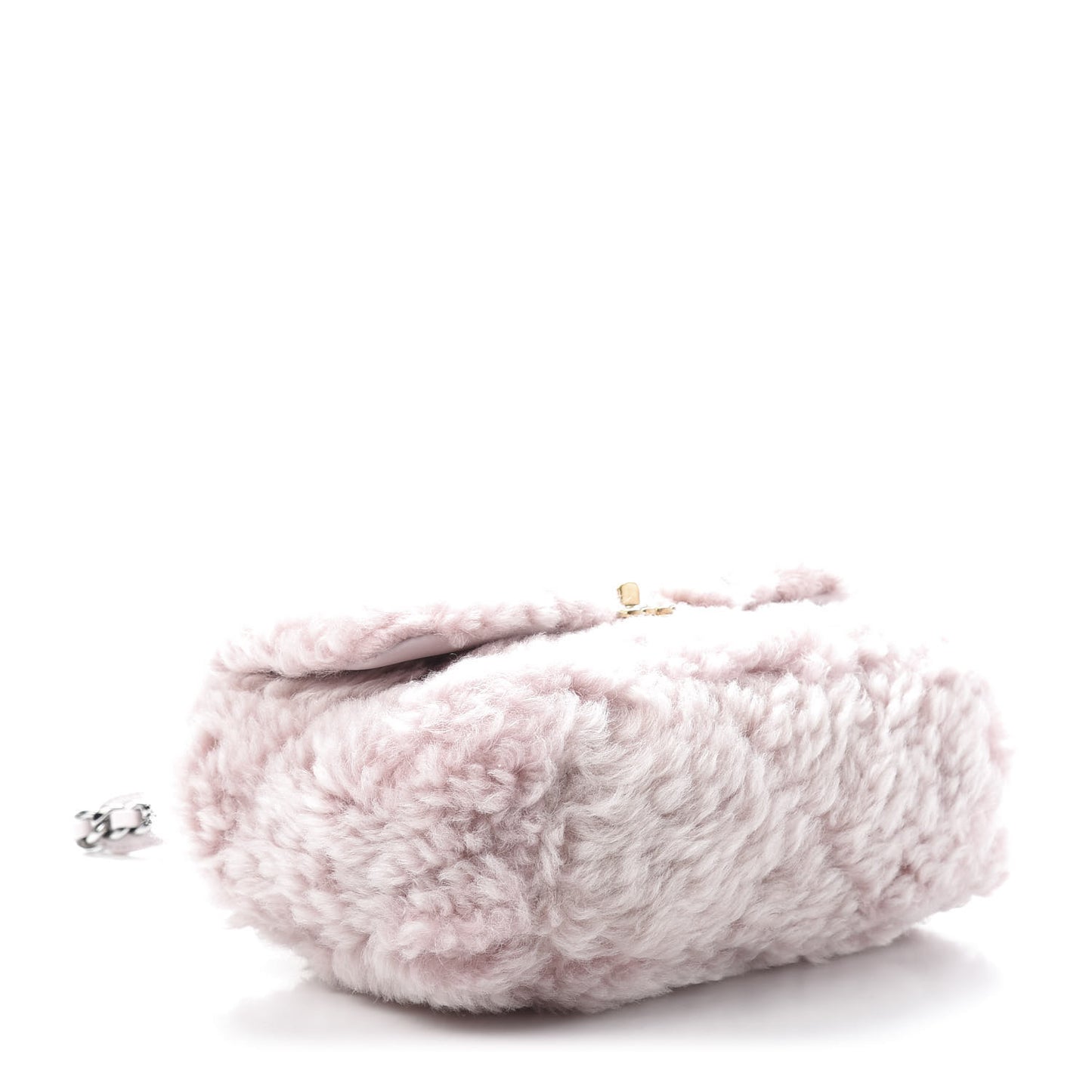 Shearling Sheepskin Medium 19 Flap Light Pink