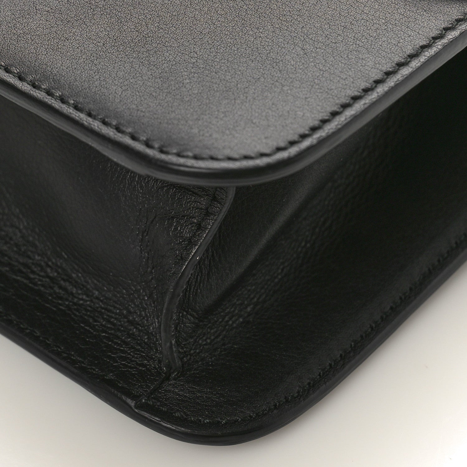 Gucci Calfskin Peony Small Chain Shoulder Bag Black 10 of 10