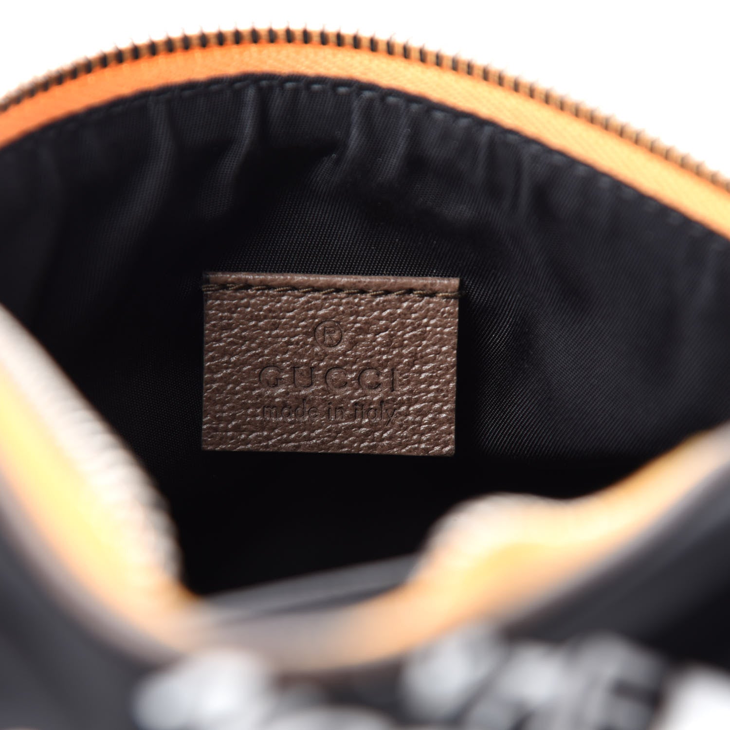 Gucci X THE NORTH FACE Econyl Nylon Belt Bag Black Ivory Crop 9 of 12