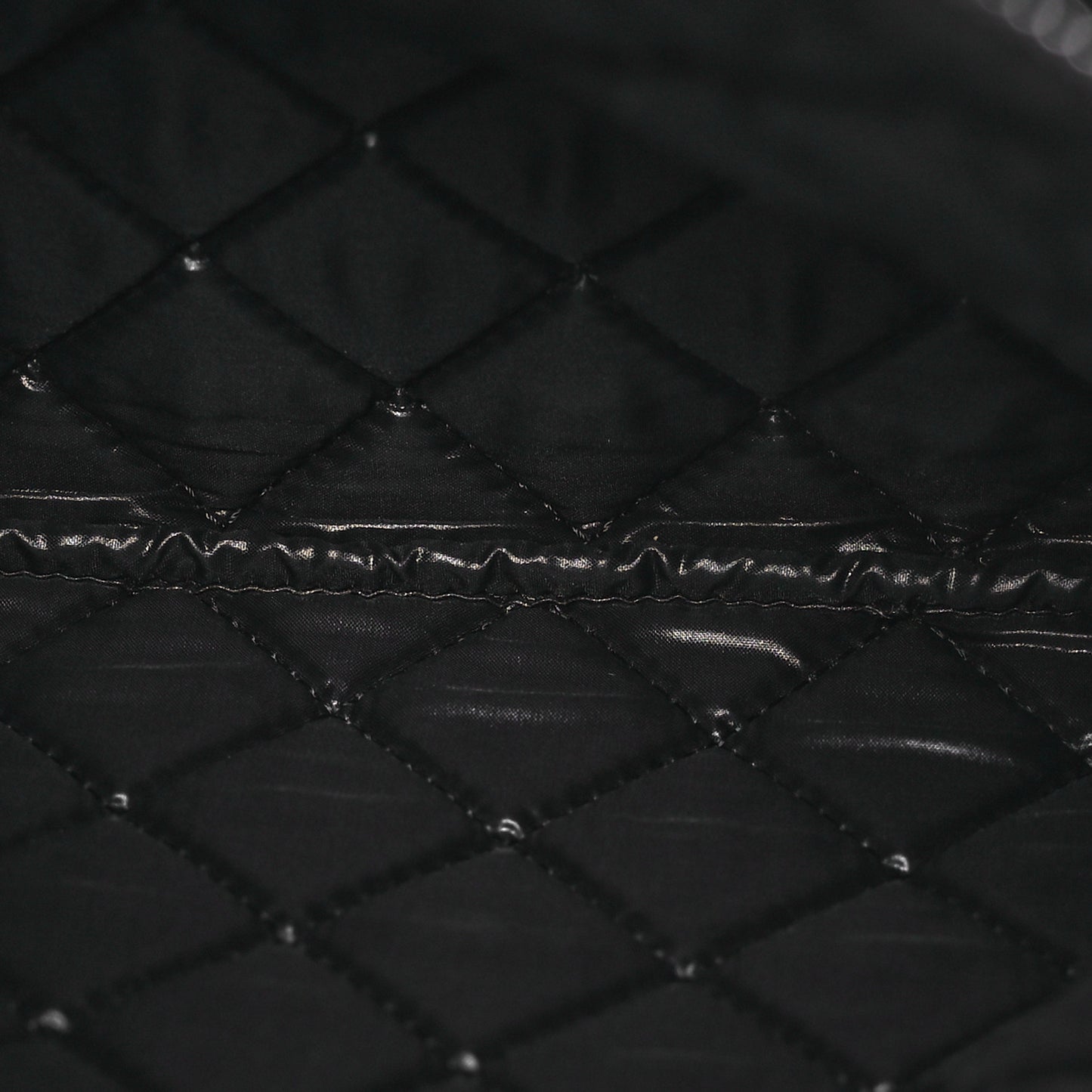 Lambskin Quilted Beauty CC Boy Clutch Black
