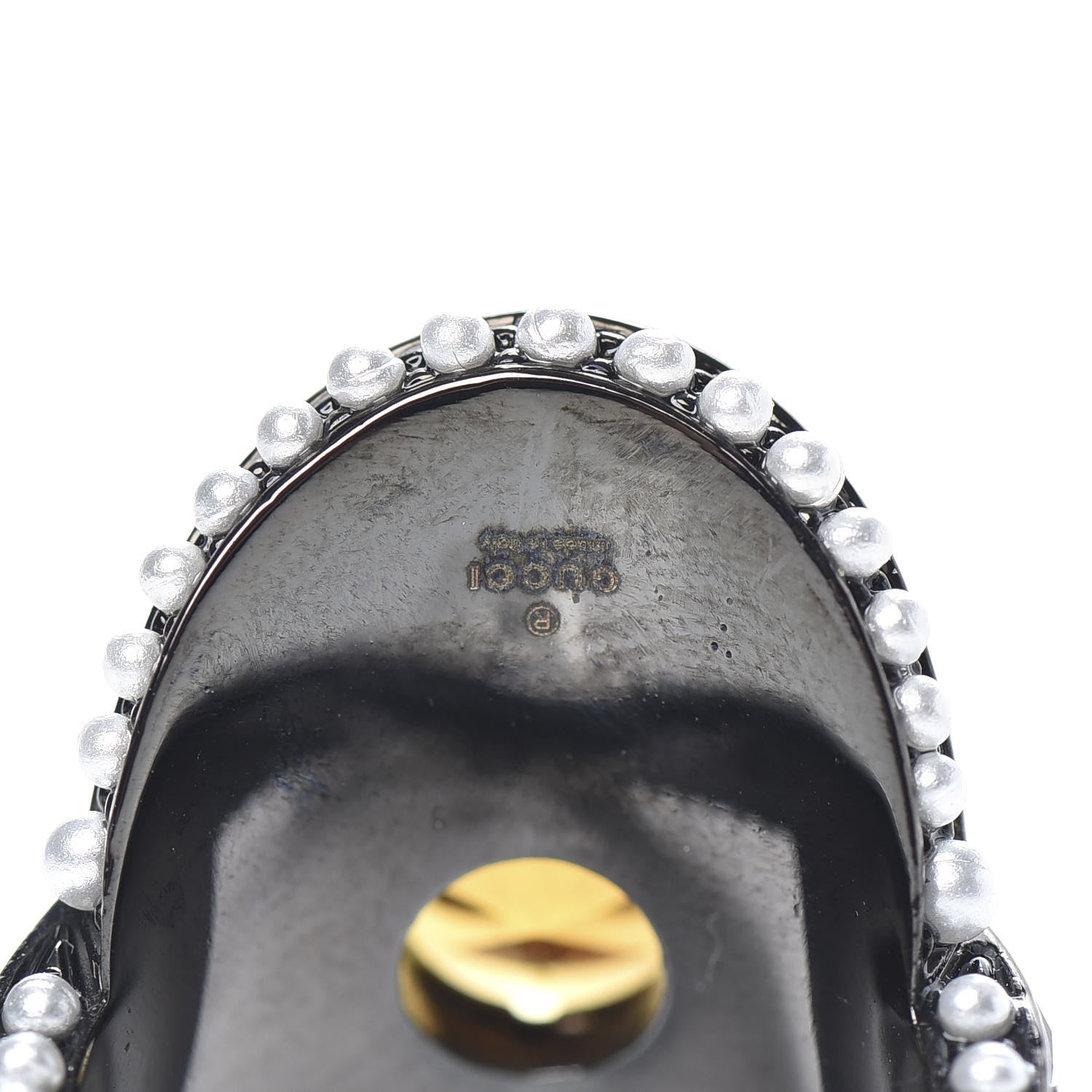 Gucci Swarovski Crystal Pearl Ring 6 Multicolor 5 of 5