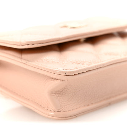 Chanel Caviar Quilted Mini Chain Belt Bag Light Beige 9 of 10
