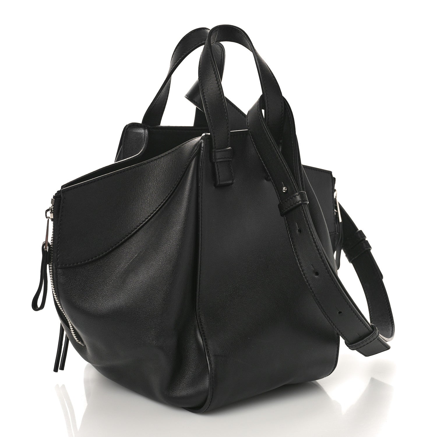 Loewe Calfskin Small Hammock Shoulder Bag Black 3 of 8