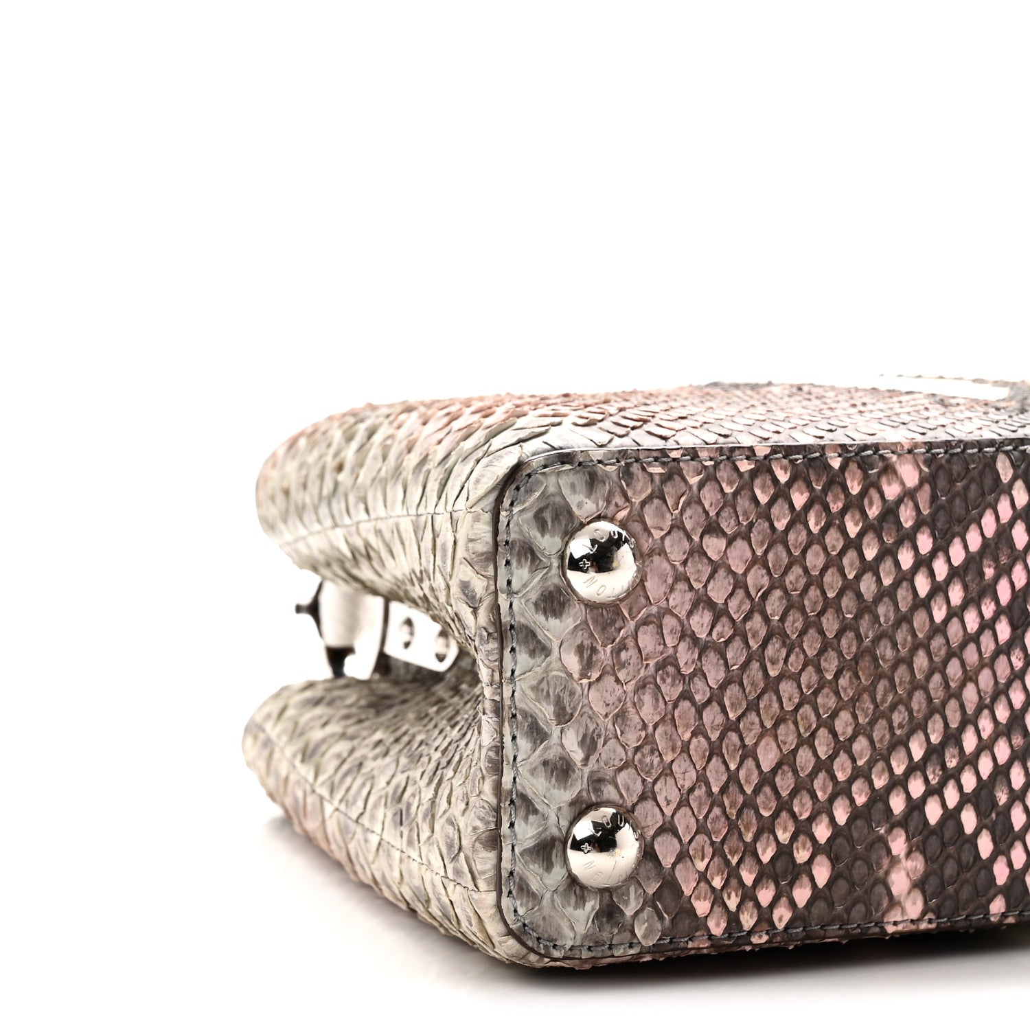 Louis Vuitton Snakeskin Capucines BB Naturel Multicolor 8 of 9