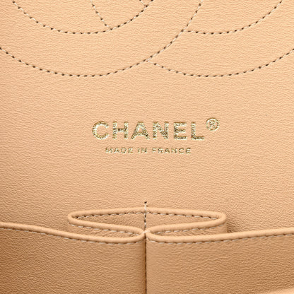 Chanel Caviar Quilted Jumbo Double Flap Beige 6 of 10
