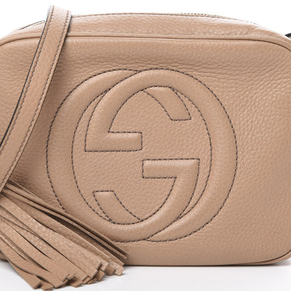 Gucci Pebbled Calfskin Small Soho Disco Bag Camelia 7 of 10