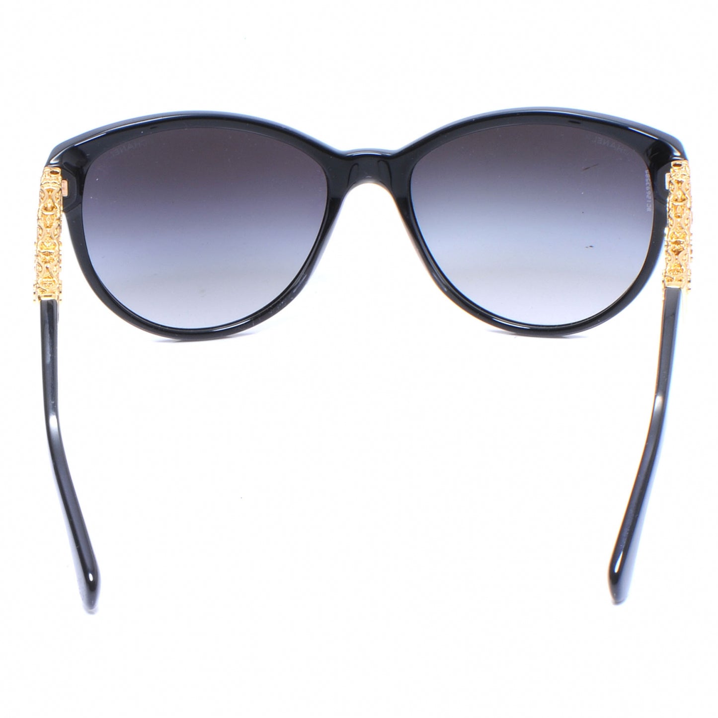 Metal Filigree Butterfly Sunglasses 5261 Black