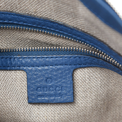 Gucci Monogram Large Icon Bit Top Handle Bag Blue 5 of 9