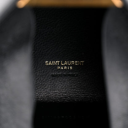 Saint Laurent Lambskin Pyramid Clutch Black 8 of 21