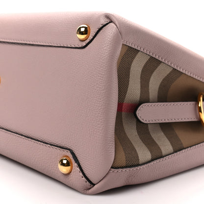 Burberry Derby Calfskin House Check Medium Camberley Pale Orchid 6 of 6
