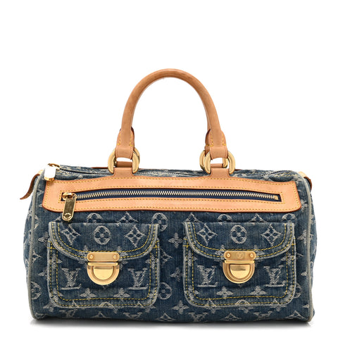 Monogram Denim Neo Speedy Blue