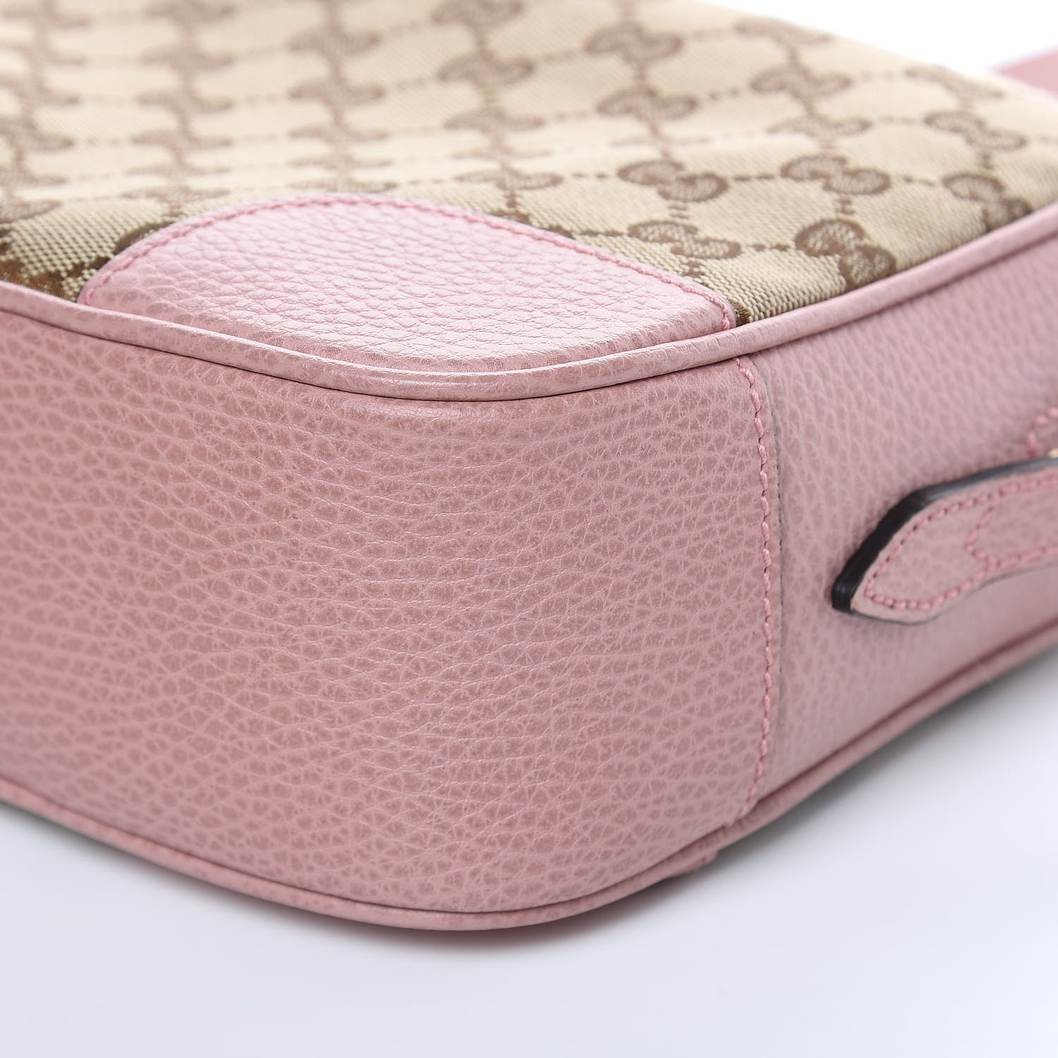 Gucci Monogram Mini Bree Messenger Bag Beige Soft Pink 9 of 9
