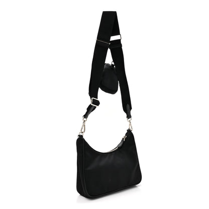 Prada Nylon Re-Edition 2005 Shoulder Bag Black 3 of 12