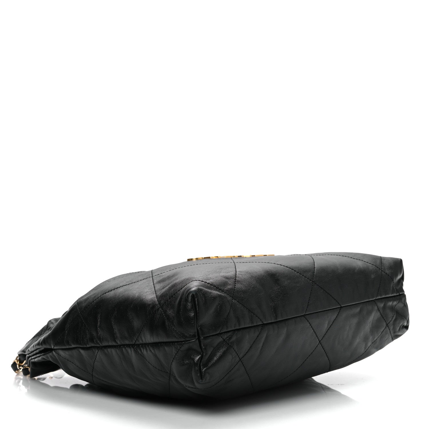 Chanel Shiny Calfskin Quilted Small Chanel 22 Black 5 of 11