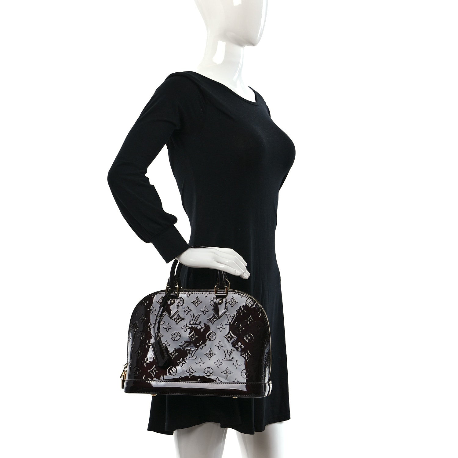 Louis Vuitton Vernis Alma PM Amarante 2 of 14