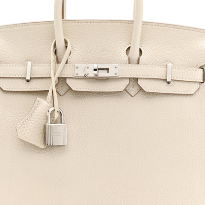 Hermes Togo Birkin 25 Craie 8 of 13