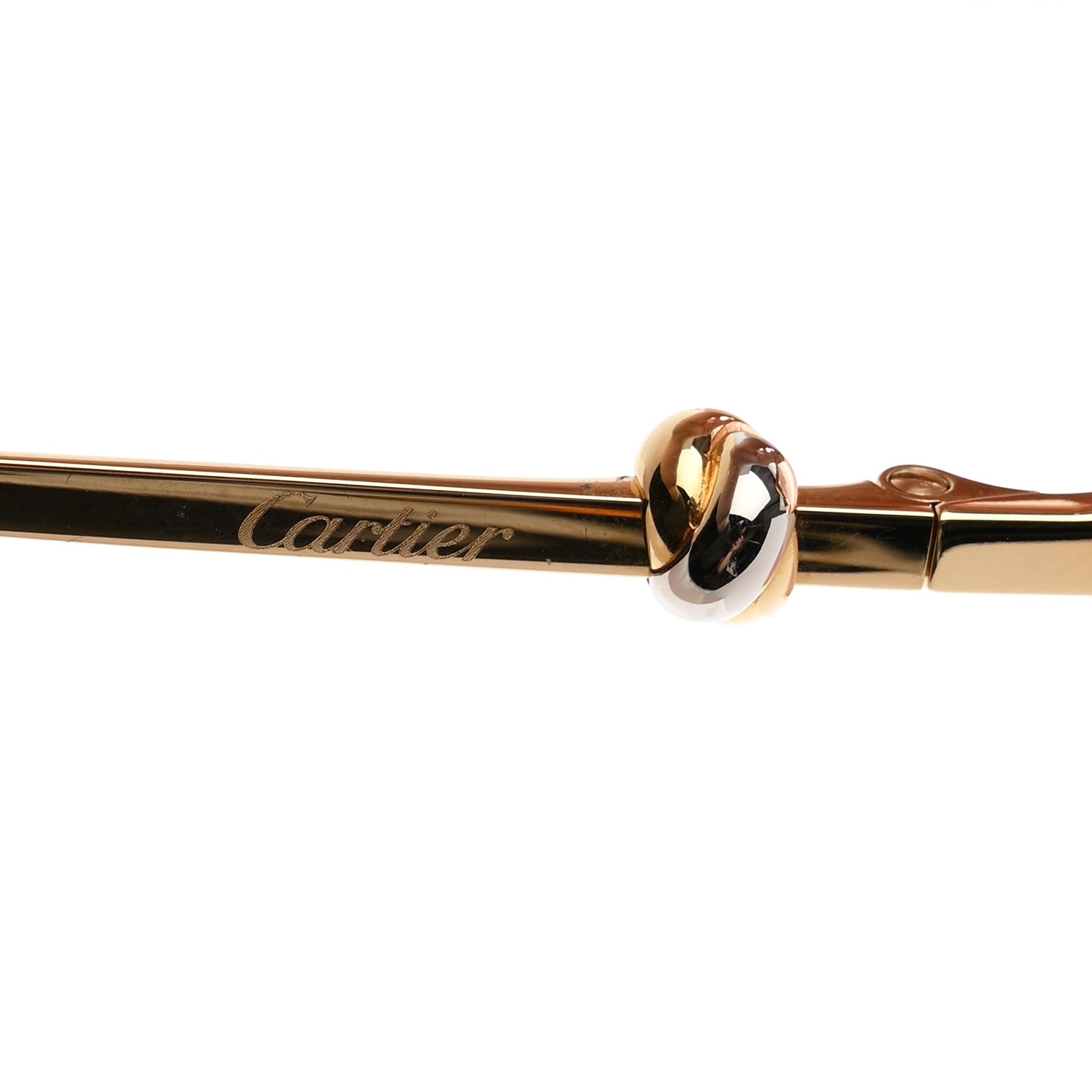 Cartier Metal Trinity Sunglasses CT0225SA Gold Silver 1896027
