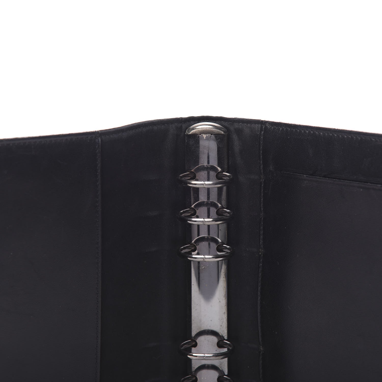 Chanel Nylon Travel Small Ring Agenda Planner Black 8 of 14