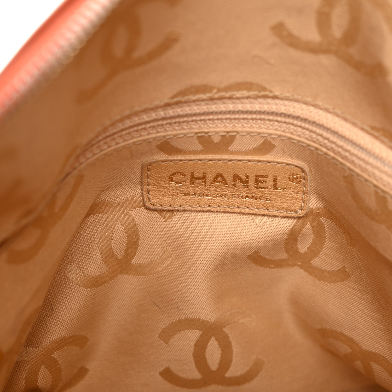 Chanel Calfskin Timeless CC Shoulder Bag Orange 6 of 17
