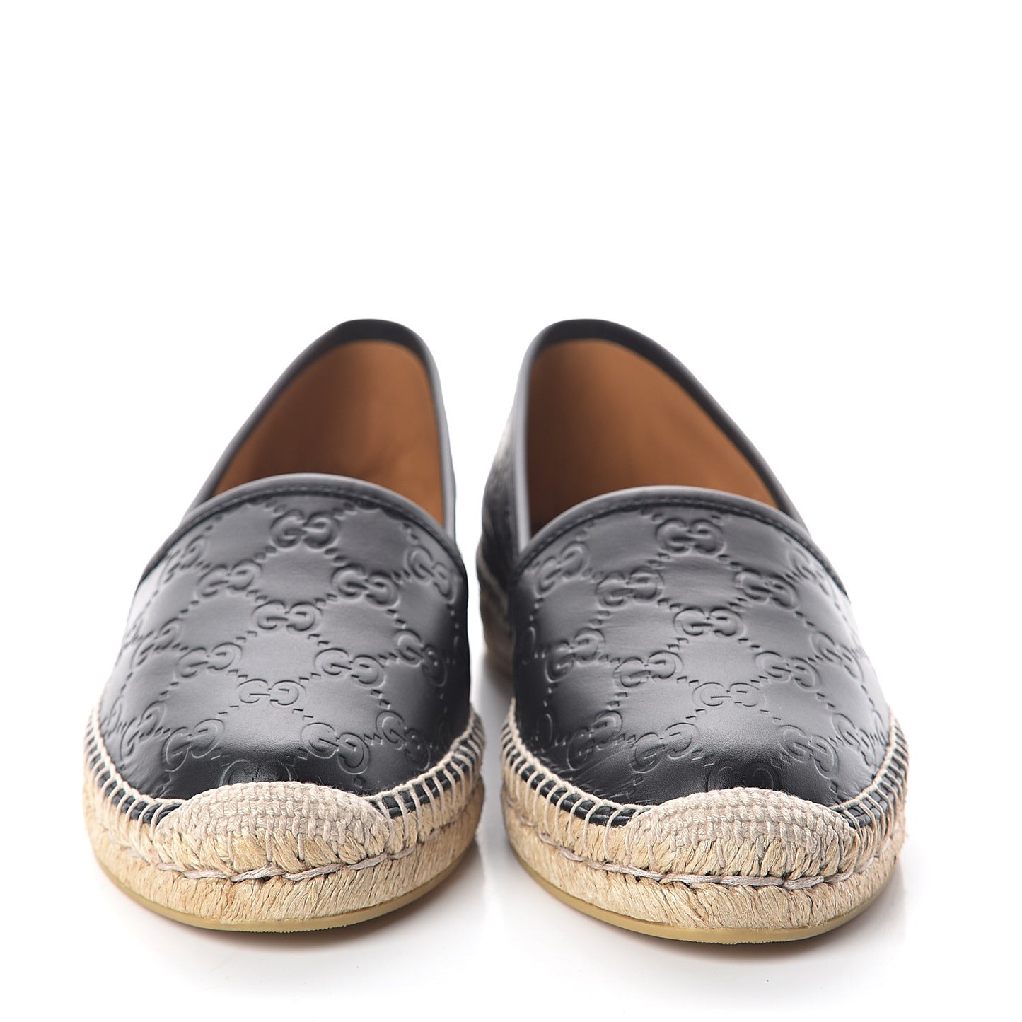 Guccissima Signature Espadrilles 41.5 Black